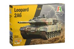 Сборная модель 1/35 танк Leopard 2A6 Italeri 6567