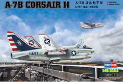 Збірна модель 1/48 штурмовик American jet naval fighter Vought A-7B Corsair II Hobby Boss 80343