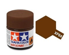 Акрилова фарба XF64 Червоно-коричнева (Red Brown) 10мл Tamiya 81764