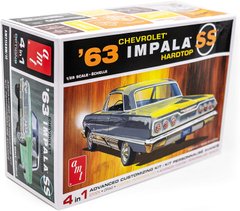 Сборная модель 1/25 автомобиль 1963 Chevy Impala SS AMT 01149