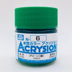 Акриловая краска Acrysion (N) Green Mr.Hobby N006