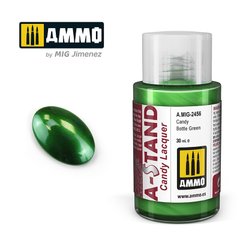 Металлическое покрытие A-STAND Candy Bottle Green Зеленая бутылка Ammo Mig 2456