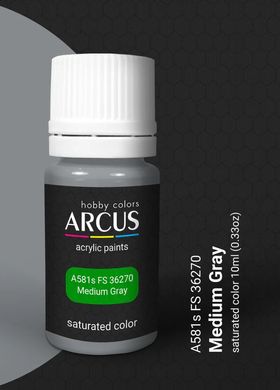 Акриловая краска FS 36270 Medium Gray (Средне-серый) ARCUS A581