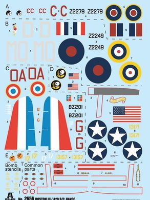 Збірна модель 1/48 бомбардувальник Boston III A-20B Italeri 2656