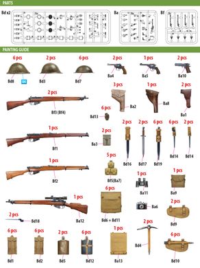 Набір 1/35 Британська піхотна зброя та спорядження MiniArt 35368