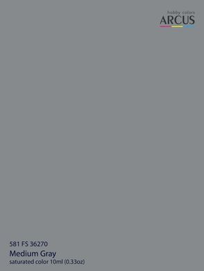 Акриловая краска FS 36270 Medium Gray (Средне-серый) ARCUS A581