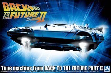 Збірна модель 1:24 автомобіль Timemachine from BACK TO THE FUTURE PartⅡ Aoshima 06437