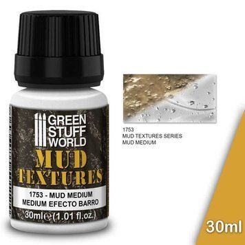 Ефект вологого бруду в прозорій акриловій пасті Mud Effect Medium 30 мл GSW 1753