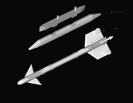 Assembled model 1/48 attack aircraft American jet naval fighter Vought A-7B Corsair II Hobby Boss 80343