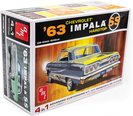 Збірна модель 1/25 автомобіль 1963 Chevy Impala SS AMT 01149