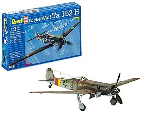 Збірна модель 1/72 винищувача Focke Wulf Ta 152 H Revell 03981