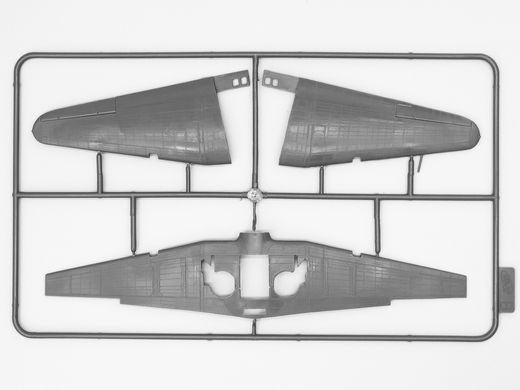 Збірна модель 1/72 літак Су-2, радянський легкий бомбардувальник 2 Світової війни ICM 72081