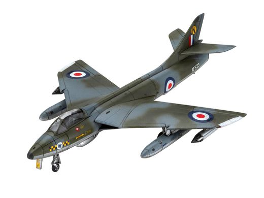 Prefab model 1/144 jet Hawker Hunter FGA.9 Revell 03833
