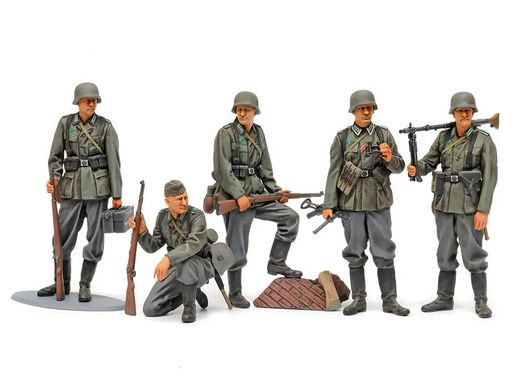 Збірна модель 1/35 Набір німецької піхоти (Середина Другої світової війни) Tamiya 35371
