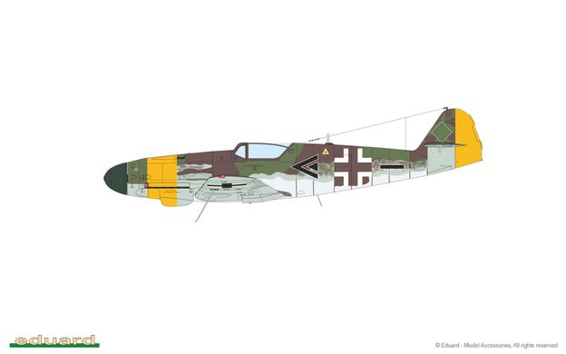 Збірна модель 1/48 літак Bf 109K-4 Kurfürst Limited edition Eduard 11177