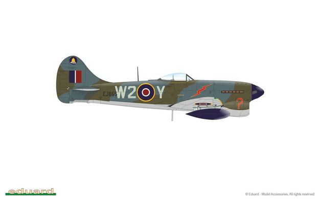 Kit model 1/48 British single-seat fighter Tempest Mk.V series 2 Eduard 82122