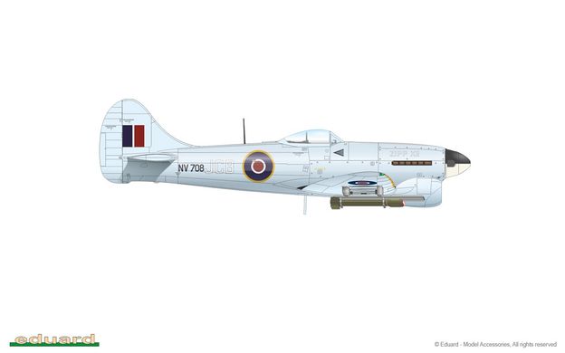 Kit model 1/48 British single-seat fighter Tempest Mk.V series 2 Eduard 82122