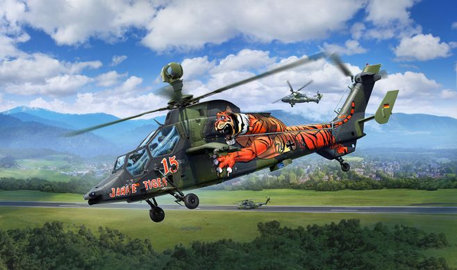 Сборная модель вертолета 1:72 Eurocopter Tiger "15 Jahre Tiger" Revell 03839