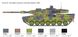 Assembled model 1/35 tank Leopard 2A6 Italeri 6567