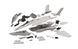 Збірна модель конструктор літак F-35B Lightning II Quickbuild Airfix J6040