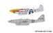 Prefab model 1/72 Messerschmitt Me262 & P-51D Mustang Dogfight Double Starter Kit Airfix 50183
