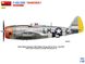 Assembled model 1/48 airplane Republic P-47D-25RE Thunderbolt (Extended kit) Miniart 48001