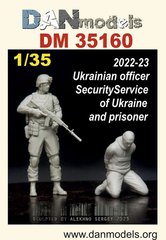 Фигуры 1/35 украинский офицер СБУ и пленный, Украина 2022-2023 гг DAN Models 35160