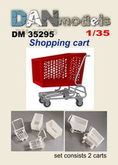 Prefab model 1/35 shopping cart (2 pcs.) resin DAN Models 35295