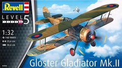 Збірна модель Літака Gloster Gladiator Mk. II Revell 03846 1:32