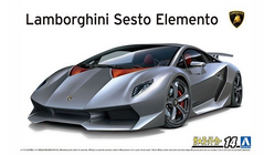 Сборная модель 1/24 автомобиль Lamborghini Sesto Elemento '10 Aoshima 06221