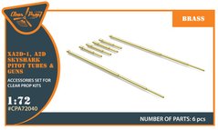 1/72 Scale Model Kit XA2D-1 Pitot Tubes and Machine Guns, A2D Skyshark Clear Prop CPA72040, In stock