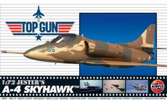 Сборная модель американского реактивного самолета 1/72 Jester's A4 Skyhawk Top Gun Airfix 00501