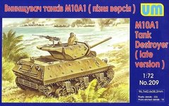 Сборная модель 1/72 Истребитель танков М10А1 UM 209