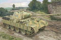 Assembled model 1/48 German medium tank Sd.Kfz. 171 Pz.Kpfw. V Panther Ausf. A HobbyBoss 84830