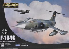 Сборная модель самолета F-104G Luftwaffe Starfighter Kinetic 48083