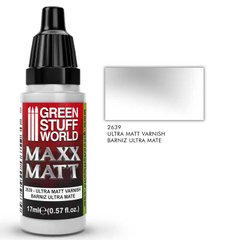 Ультраматовий акриловий лак на водній основі Maxx Matt Varnish - Ultramate 17 мл GSW 2639