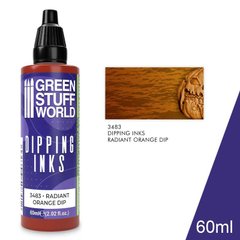 Полупрозрачные краски для получения реалистичной тени Dipping ink 60 ml - RADIANT ORANGE DIP GSW 3483