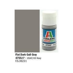 Акриловая краска темно-серый корпус США dark hull grey USAF 20ml Italeri 4755