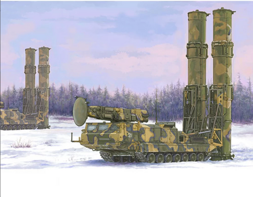 Збірна модель 1/35 ППО S-300V 9A82 SAM Trumpeter 09518