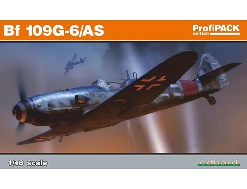 Збірна модель німецького винищувача мессершмітт Bf 109G-6/AS ok ProfiPack edition Eduard 82163