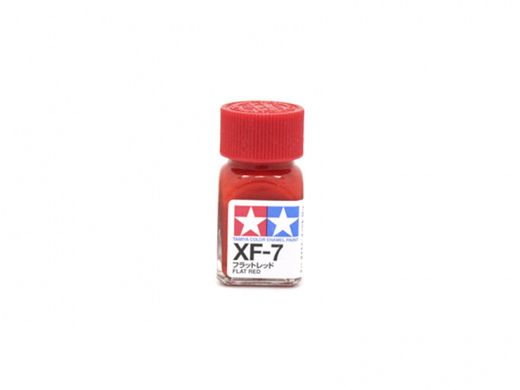 Эмалевая краска XF7 Красный Матовый (Flat Red) Tamiya 80307