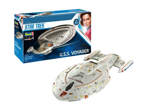 Сборная модель космического корабля 1/677 Star Trek Voyager U.S.S. Voyager Revell 04992