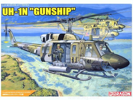 Збірна модель вертольота UH-1N "Gunship" Dragon 3540