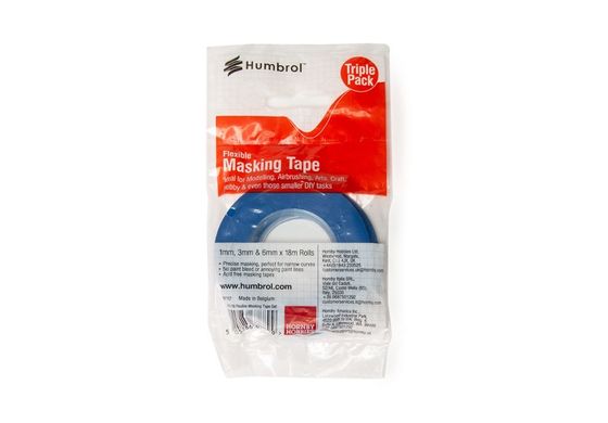 Набір гнучкої малярської стрічки Flexible Masking Tape Set Humbrol AG5109