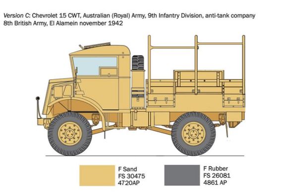 Italeri 0233 1/35 Chevrolet 15 CWT Truck