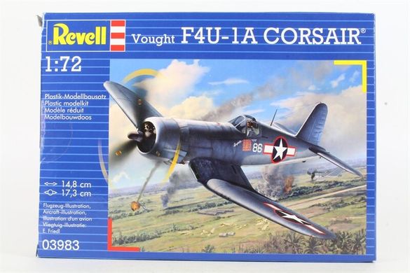 Prefab model 1/72 fighter Vought F4U-1A Corsair Revell 03983