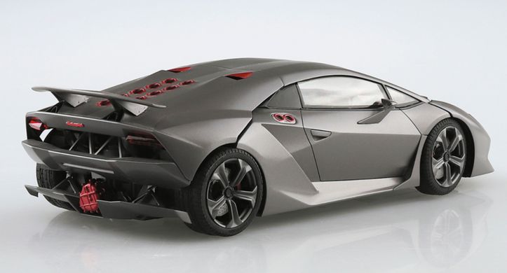 Сборная модель 1/24 автомобиль Lamborghini Sesto Elemento '10 Aoshima 06221