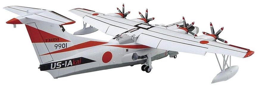 Сборная модель 1/144 самолет пропеллер JMSDF Rescue Amphibian Plane US-2 Prototype Aoshima 05762