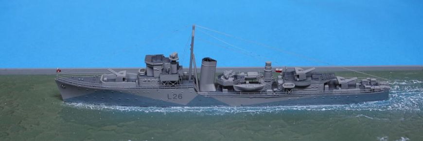 Збірна модель 1/700 ескортний есмінець класу Hunt II ORP Kujawiak 1942 IBG Models 70002