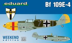 Сборная модель 1/48 германский истребитель Bf 109E-4 Weekend edition Eduard 84153